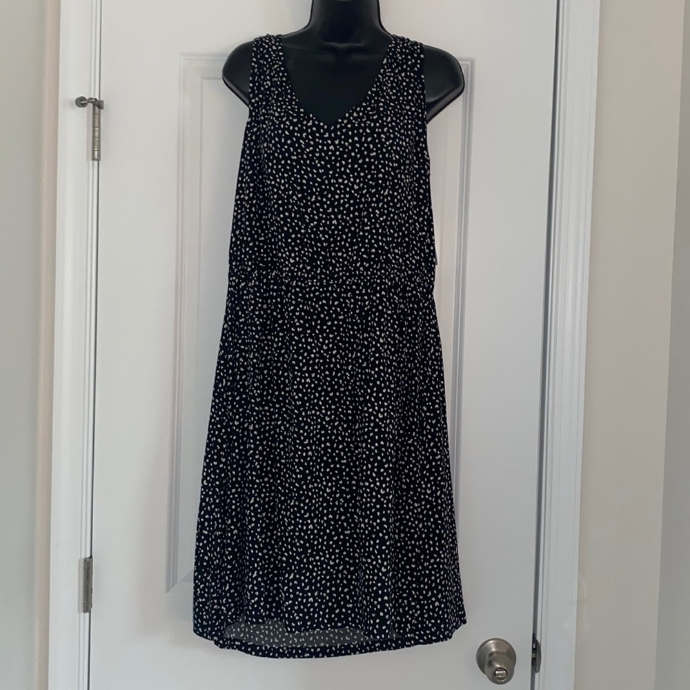 Black midi dress old navy size XL